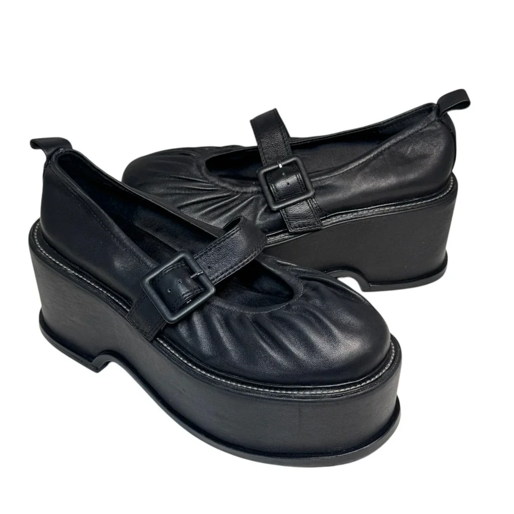 Buxi Platform Mary Jane Artisan Crafted By Zigi, Free People size 8 NEW $199